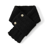 Cashmere Scarf For Women Cashmere Neck Warmer Small Thicken Cashmere Crossed Scarf